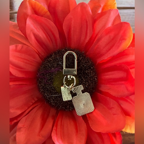 New Rhinestone Perfume Keychain/Purse Charm in White - Picture 7 of 10